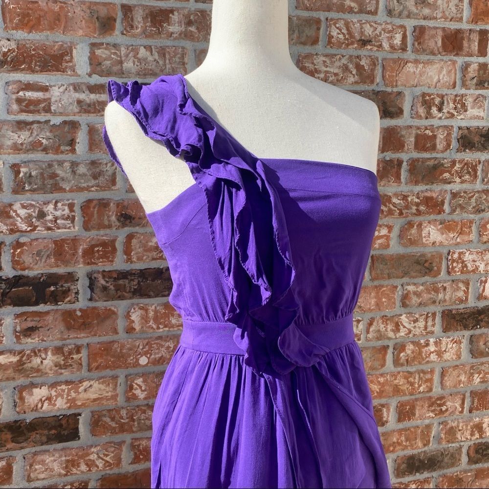 💜 BCBGeneration one shoulder cocktail dress / 2 / Excellent condition - Picture 4 of 16